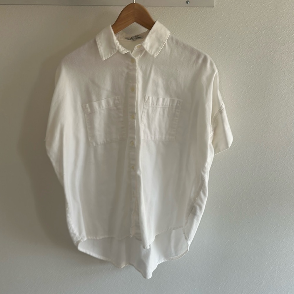 Madewell white button down